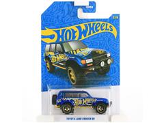 HOT WHEELS #HDH54-JKX88 - Toyota Land Cruiser 80 in Blue and Gold