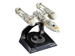 HOT WHEELS #HHR14-JNR68 - Y-Wing Fighter with Display Stand