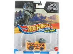 HOT WHEELS #HKB86-HRT35 - Velociraptor Blue - Jurassic World