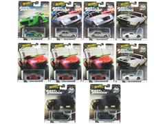 HOT WHEELS #HNW46-956N-CASE - Hot Wheels Fast and Furious 25th Anniversary - 10-Piece Set in a Non-Returnable Factory-Sealed Case