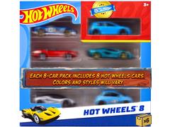 HOT WHEELS #HPV78-976H-CASE - Hot Wheels 8-Car Pack - 6 Pieces in a Non-Returnable Factory-Sealed Case