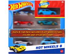HOT WHEELS #HPV78-976H - Hot Wheels 8-Car Pack