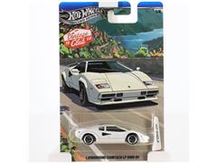 HOT WHEELS #HRT81-JKY20 - Lamborghini Countach LP 5000 QV in White - 1968 Vintage Club - Vintage Series