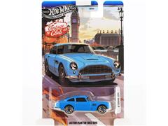 HOT WHEELS #HRT81-JKY21 - Aston Martin 1963 DB5 in Blue - 1968 Vintage Club - Vintage Series