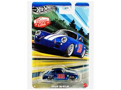 HOT WHEELS #HRT81-JKY28 - #356 - Porsche 356 Outlaw in Blue - 1968 Vintage Club - Vintage Series