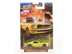 HOT WHEELS #HRT81-JKY31 - 1965 Mustang Fastback in Rusted Yellow