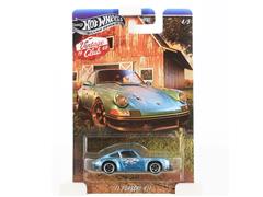HOT WHEELS #HRT81-JKY34 - 1971 Porsche 911 in Rusted Blue - Barn Find