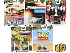 HOT WHEELS #HXD63-956R-CASE - Hot Wheels Pop Culture Premium - 10-Piece Set in a Non-Returnable Factory-Sealed Case
