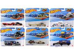 HOT WHEELS #HYT56-979D-CASE - Hot Wheels Track Fleet Series Assortment - 6-Piece Set in a Non-Returnable Factory-Sealed Case