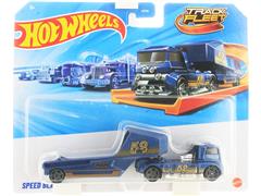 HYT56-JCM63 - Hot Wheels Speed Blaster Truck and Trailer