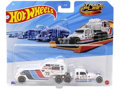 HOT WHEELS #HYT56-JKP34 - Bugcation in White with Black Blue and Red Stripes and Racing Sponsor Graphics