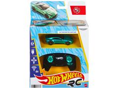 HOT WHEELS #JHW59-9796 - R/C - Aston Martin Vantage in Teal with 2 4 GHz Remote Control