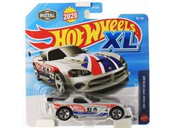 HOT WHEELS #JKL02-JLJ40 - 2008 Dodge Viper SRT10 ACR in Silver with Race Graphics