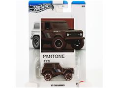 HOT WHEELS #JKY47-JKY65 - 1967 Ford Bronco in Dark Brown - Pantone 175