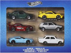 HOT WHEELS #JLB25-9796 - Euro Cars - Silver Series 6-Pack