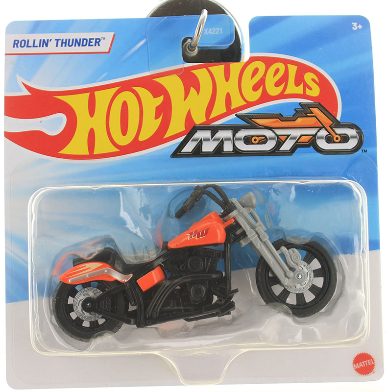 Hot Wheels Moto Hammer Sled – Miniature 1:64, Noir Et Rouge, Avec Figurine, Collection Vehicle, Dès 3 Ans