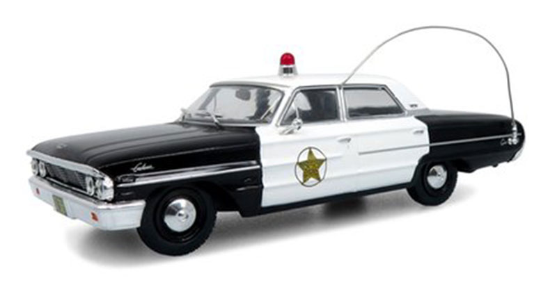 Mayberry Sheriff - 1964 Ford Galaxie 500 Police Car - 43-0364