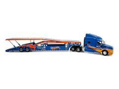ICONIC REPLICAS #64-0527 - Peterbilt 579 Semi with 1/64 Car Hauler - CarTrans