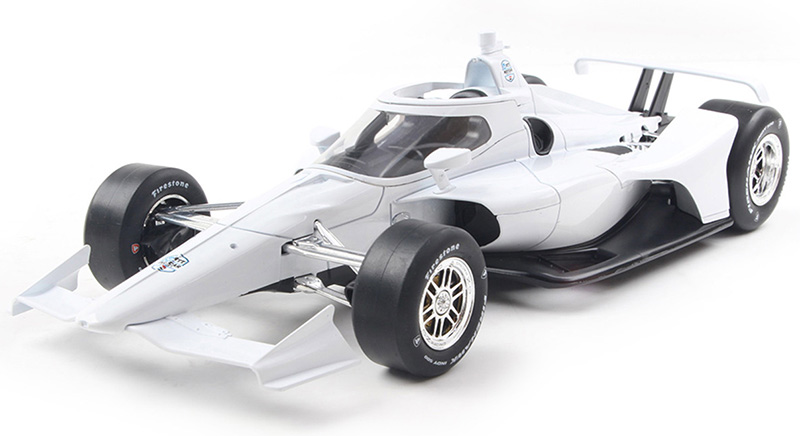 Blank White Autograph Car - Super Speedway Configuration - NTT
