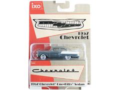 IXO AMERICA #IA64009-SP - 1957 Chevrolet One-Fifty Sedan in Raw Body Gray and India Ivory
