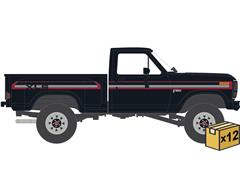 IXO AMERICA #IA64029-CASE - 1983 Ford F-150 XLS Flareside 4x4 in Raven Black