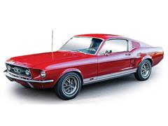 IXO AMERICA #IA64033 - 1967 Ford Mustang GTA Fastback in Candyapple Red