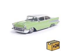 IXO AMERICA #IA64043-MSTR - 1957 Chevrolet Bel Air Lowrider in Laurel Green