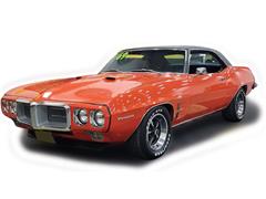 IXO AMERICA #U43RDC019 - 1969 Pontiac Firebird 400 in Carousel Red