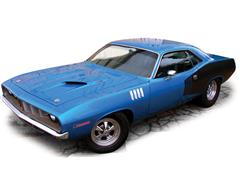 IXO AMERICA #U43RDC021 - 1971 Plymouth Hemi Cuda in B5 Blue