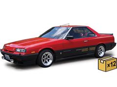 IXO AMERICA #U64RDC011-JC-CASE - 1983 Nissan Skyline 2000 R30 - Turbo RS in Red and Black - Iron Mask