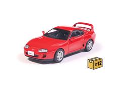 IXO AMERICA #U64RDC014-JC-CASE - 1993 Toyota Supra JZA80 in Renaissance Red