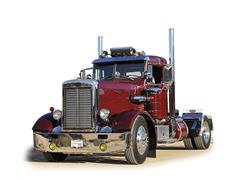 IXO AMERICA #U64TR027 - 1963 Peterbilt 281