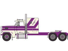 IXO AMERICA #U64TR033 - 1978 Ford LTL-9000 in Purple and Cream