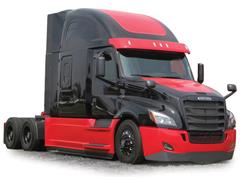IXO AMERICA #U64TR040 - 2018 Freightliner Cascadia in Black and Red