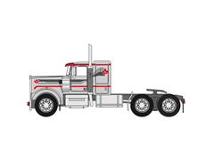 IXO AMERICA #U64TR048 - Canada 25 - 1976 Kenworth K100 Aerodyne in Gray - Cab Only