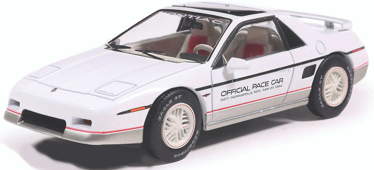 1984 Pontiac Fiero Indianapolis 500 Pace Car in White - U43RDC016