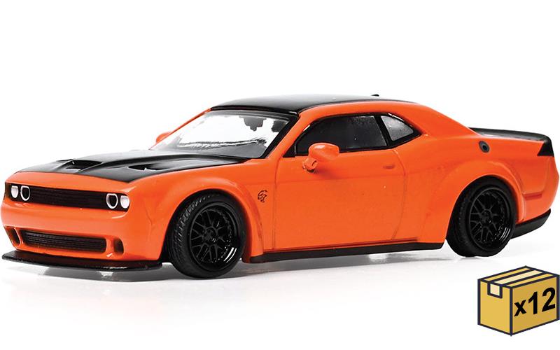 2019 Dodge Challenger SRT Hellcat in Go Mango Orange and Black