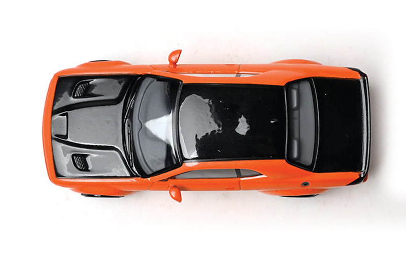 2019 Dodge Challenger SRT Hellcat in Go Mango Orange and Black