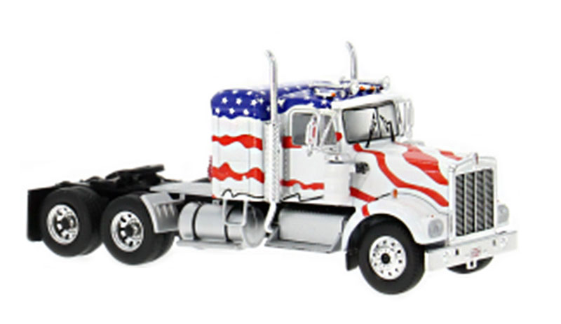 1970 Kenworth W925 in USA Flag Deco - Cab Only - 64TR020B