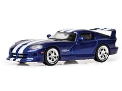 IXO MODELS #64RC003B - 1999 Dodge Viper GTS Hennessy Venom 650R in Blue with White Racing Stripes