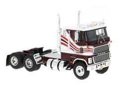 IXO MODELS #64TR015B - 1976 Ford CL 9000 in White with Red Stripes - Cab Only