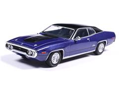 IXO MODELS #CLC622N-22 - 1971 Plymouth GTX Runner in Metallic Purple and Black