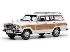 IXO MODELS #CLC643N-22 - 1989 Jeep Grand Wagoneer 4WD in White with Wood Panel Deco