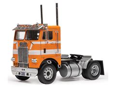 IXO MODELS #TR249 - 1976 Freightliner COE in Orange and White - Cab Only