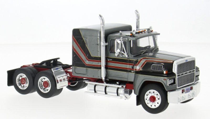 1978 Ford LTL-9000 Sleeper in Metallic Dark Grey with Black and