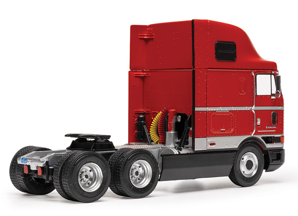 重機 Eligor ダンプトラック 1/43 赤/銀 1995 International Eagle Cabover in Red - Cab Only - TR258