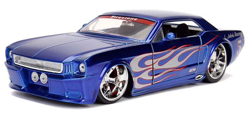 1965 Ford Mustang GT in Candy Blue with Silver Flames - 30527
