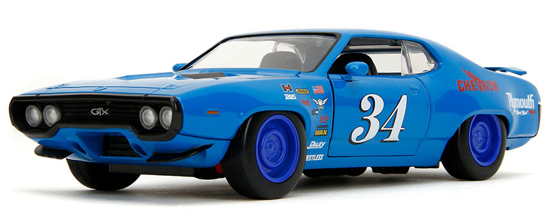 34 - 1972 Plymouth GTX in Glossy Blue - 35218