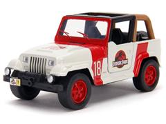 32129 - Jada Toys 18 Jurassic Park 1992 Jeep Wrangler Jurassic