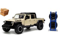 JADA TOYS #32711-BOX - Rubicon - 2020 Jeep Gladiator in Beige with Extra Wheels - Just Trucks
